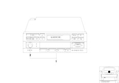 Z3 Z3 1.9 M43 Roadster / Audio Navigation Electronic Systems Radio Bmw Business Rds