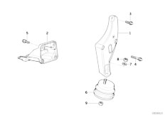 E34 525tds M51 Sedan / Engine/  Engine Suspension Damper