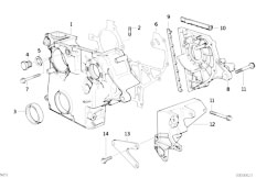 E34 525td M51 Touring / Engine/  Timing Case