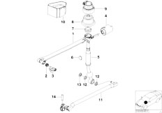 E39 520d M47 Sedan / Gearshift Gear Shifting Mech Transm Diesel