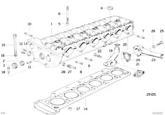 E34 M5 S38 Touring / Engine Cylinder Head