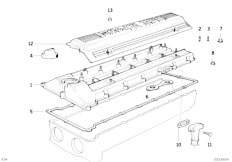 E34 M5 3.8 S38 Sedan / Engine Cylinder Head Cover