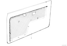 E30 318i M40 2 doors / Vehicle Trim/  Door Trim Panel Front