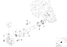 E53 X5 3.0i M54 SAV / Drive Shaft Drive Shaft Front Single Parts