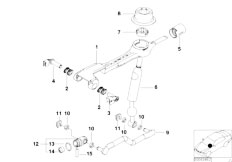 E46 330d M57 Touring / Gearshift Gear Shifting Mech Transm Diesel