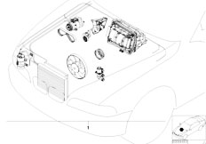 E46 320d M47 Sedan / Heater And Air Conditioning Installing Set Automatic Air Conditioner