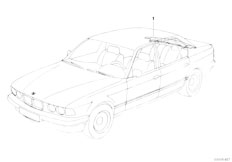 E32 750iLS M70 Sedan / Vehicle Trim/  Cover