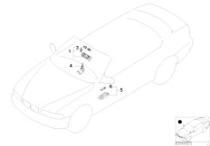 E46 320Ci M54 Cabrio / Lighting/  Various Lamps