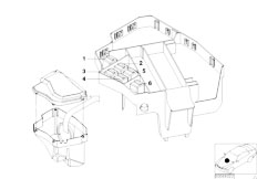 E52 Z8 S62 Roadster / Vehicle Electrical System Relay Positioning Engine Compartment