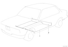 E30 318i M40 4 doors / Vehicle Trim/  Floor Covering