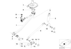 E53 X5 3.0i M54 SAV / Gearshift Gear Shift Parts Manual Transm 4 Wheel-2