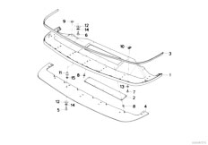 E30 M3 S14 2 doors / Vehicle Trim Front Spoiler Motorsport-2