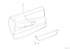 E31 850CSi S70 Coupe / Vehicle Trim/  Door Trim Panel