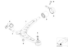 E46 325xi M54 Touring / Front Axle/  Wishbone Ball Joint 4 Wheel