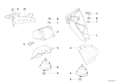 E34 525ix M50 Touring / Engine Engine Suspension Damper