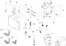 E46 320d M47 Touring / Brakes Front Brake Pipe Dsc