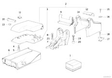 E36 316i M43 Touring / Vehicle Trim/  Armrest Front