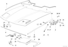 E31 850Ci M73 Coupe / Bodywork Hood