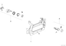 E31 840Ci M62 Coupe / Bodywork/  Door Handle Front Lock Single Parts