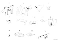 E12 518i M10 Sedan / Bodywork/  Front Body Bracket