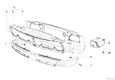 E12 520 M10 Sedan / Bodywork/  Front Panel-2