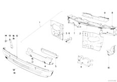 E21 320 M20 Sedan / Bodywork/  Front Panel-2