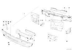 E21 318i M10 Sedan / Bodywork/  Front Panel