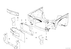 E30 320i M20 2 doors / Bodywork/  Front Body Parts