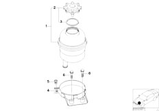 E53 X5 4.4i N62 SAV / Steering/  Oil Carrier Single Parts