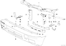 E30 320i M20 Cabrio / Bodywork/  Front Panel