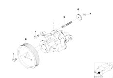 E53 X5 4.4i M62 SAV / Steering/  Power Steering Pump