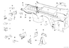 E30 320i M20 Cabrio / Bodywork/  Front Body Parts-5