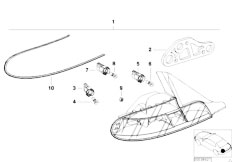 Z3 Z3 2.2i M54 Roadster / Lighting/  Rear Light
