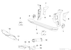 E32 750iLS M70 Sedan / Bodywork/  Front Body Parts