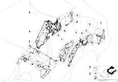 E53 X5 3.0d M57 SAV / Vehicle Trim/  Sound Insulating Rear