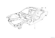 E31 850Ci M73 Coupe / Bodywork Body Skeleton