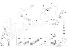 E46 330i M54 Sedan / Brakes/  Rear Brake Pipe Dsc-3