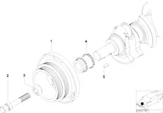 E39 525i M54 Touring / Engine/  Belt Drive Vibration Damper