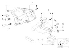 E52 Z8 S62 Roadster / Engine And Transmission Suspension Engine Suspension