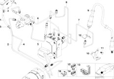 E52 Z8 S62 Roadster / Brakes/  Front Brake Pipe Dsc