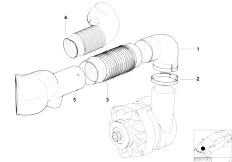 E34 M5 3.8 S38 Sedan / Engine Electrical System Alternator Cooling