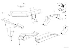 E21 315 M10 Sedan / Bodywork/  Floor Parts Rear Exterior