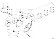 E30 316i M10 4 doors / Engine/  Exhaust Manifold