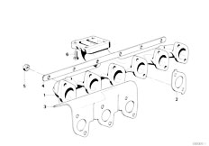 E34 524td M21 Sedan / Engine Exhaust Manifold