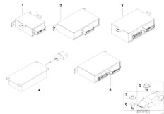 E38 750iLS M73N Sedan / Vehicle Electrical System Various Control Units