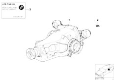 E31 850Ci M70 Coupe / Rear Axle/  Rear Axle Drive