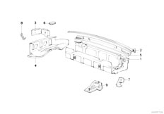 E30 M3 S14 Cabrio / Bodywork/  Folding Top Compartment