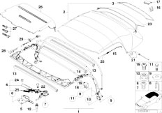 Z3 Z3 2.8 M52 Roadster / Sliding Roof Folding Top Folding Top