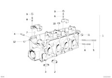 E30 316i M40 4 doors / Engine/  Cylinder Head