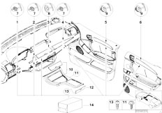 E53 X5 3.0d M57 SAV / Vehicle Trim/  High Grade Wood Version Dark Poplar